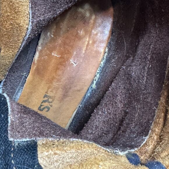 Chandler’s Campus Boots Knee High Tan Leather Vtg 70s 80’s Riding Sz 6.5 Camel - Picture 15 of 16